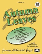 Jamey Aebersold Jazz #44 AUTUMN LEAVES BK/CD cover